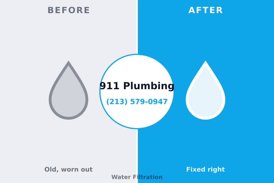 Before and after: plumbing repair Cornwall-on-Hudson, NY